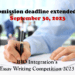essay competition extended to Sept 2023